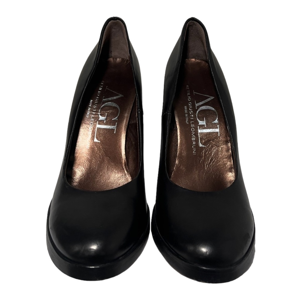AGL Sexy Glass Pumps. Genuine Leather